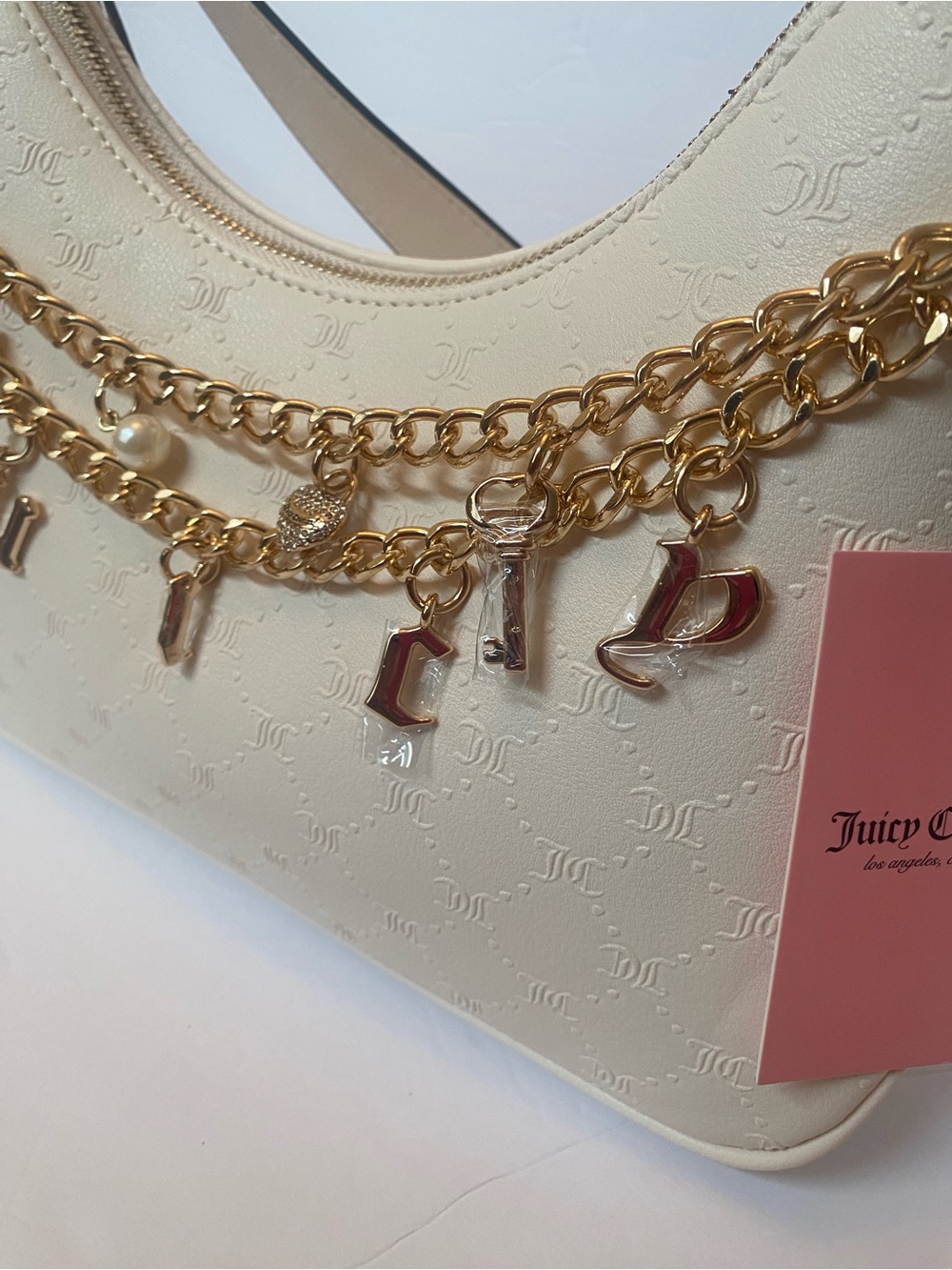 Juicy Couture Hobo Bag with Chain Accent - NWT - Picture 5 of 14